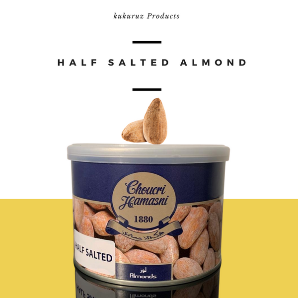 Almonds Half Salted 170g - Kukuruz Products