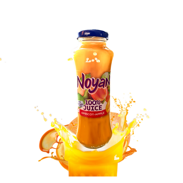 Apricot Apple Juice 0.25L Glass Bottle - Kukuruz Products